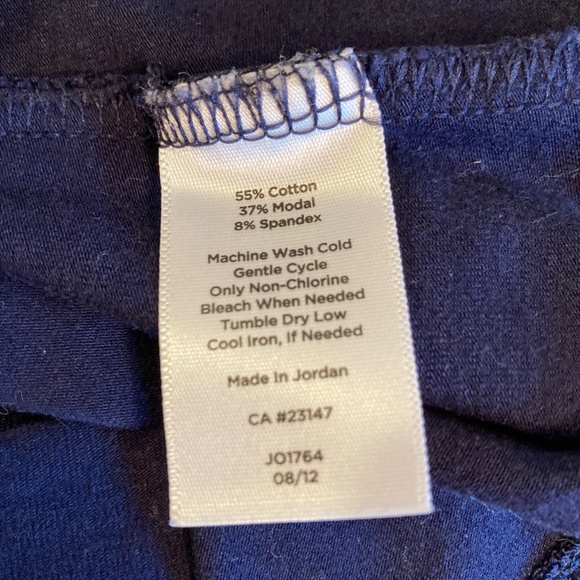 LAST CHANCE! Talbots Navy Blue Tank Top - Picture 4 of 4